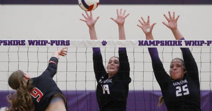 Photos: Hampshire vs. Mundelein, Hampshire Sectional semifinal volleyball