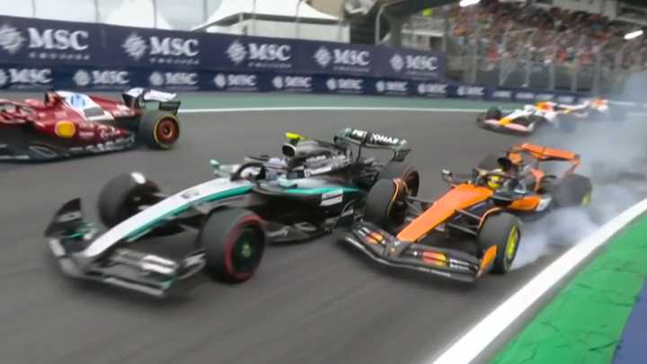 Sao Paulo GP: Oscar Piastri's penalty for Kimi Antonelli, Charles Leclerc collision debated after latest F1 title blow