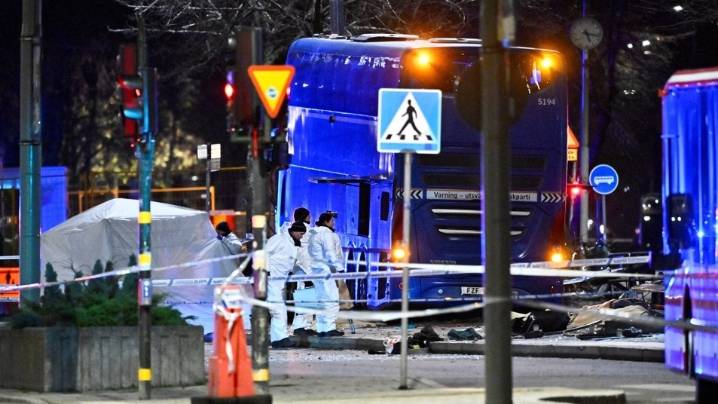 At least 6 dead as bus crashes into stop in Stockholm