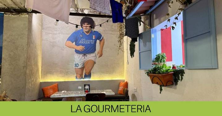 La pizzería napolitana de Barcelona que rinde homenaje a Maradona