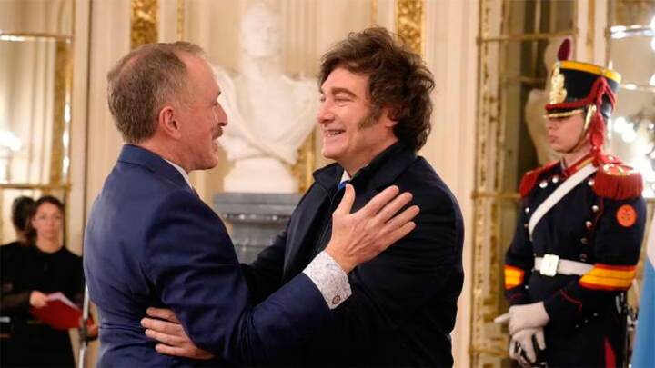 Javier Milei recibió a Peter Lamelas, el nuevo embajador de Estados Unidos en la Argentina