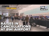 BWI sees rising cancellations as FAA cuts flights at major airports amid shutdown