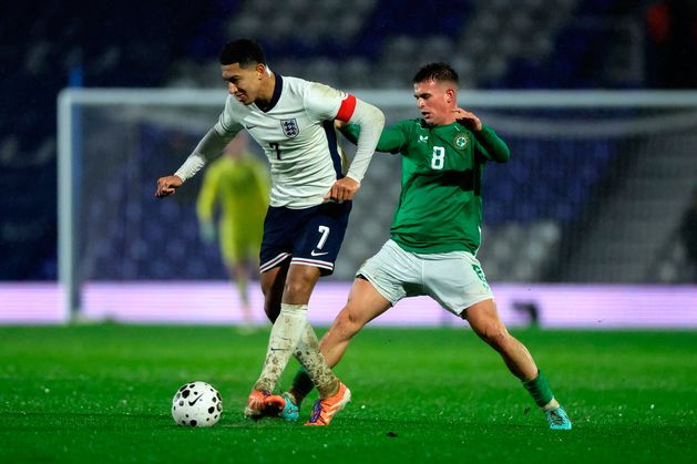 Ireland U21s make star-studded England side work hard for victory in Euro 2027 qualifier