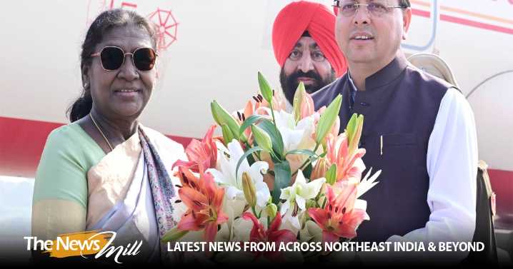 Uttarakhand: President Droupadi Murmu receives warm welcome in Dehradun