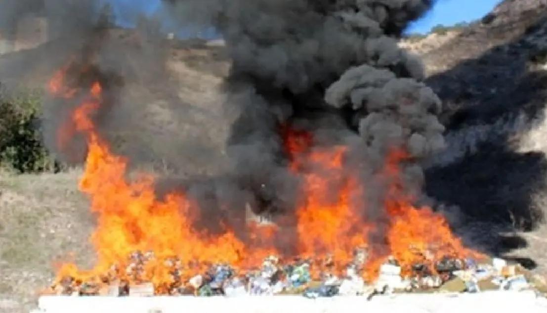 FGR destruye más de seis toneladas de narcóticos en Tijuana