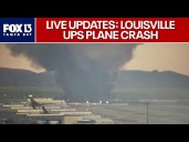 Live: Airport on Louisville UPS plane crash