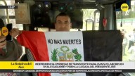 “No más muertes”: conductores apagan motores en óvalo Izaguirre y piden reunión con José Jerí
