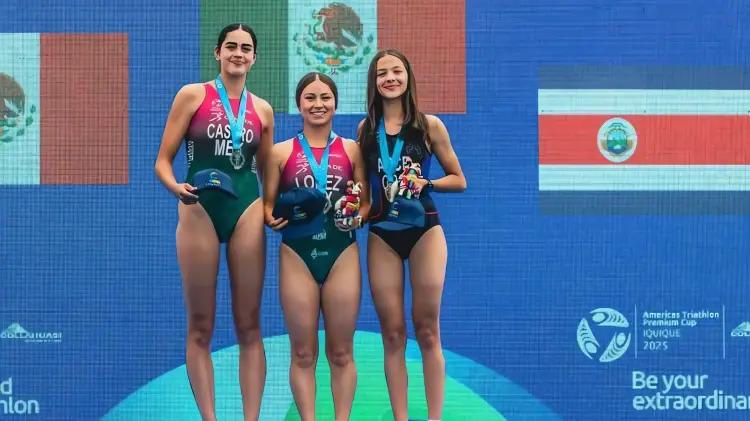 Millaray Castro de Sonora gana plata en Copa Premium de Triatlón en Iquique