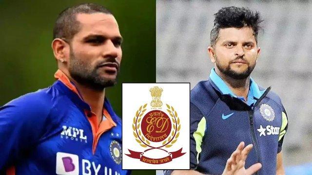 ED Attaches ₹11.14 Crore Assets Of Suresh Raina, Shikhar Dhawan In Illegal Betting App Case