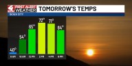 Record highs possible Friday before some weekend cooling