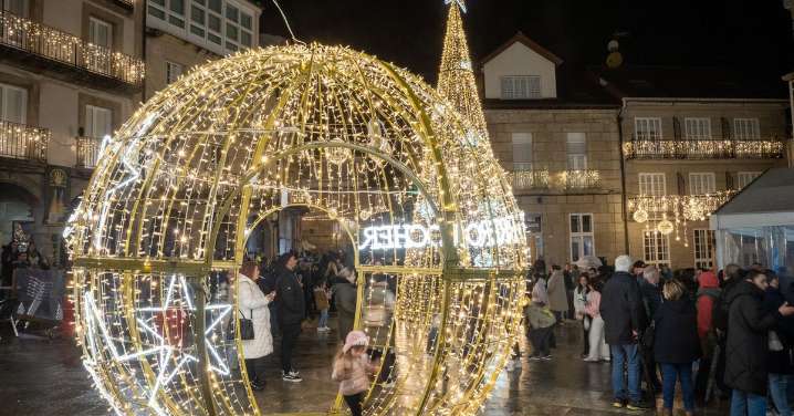 Galería | Ribadavia disfruta del encendido de la Navidad