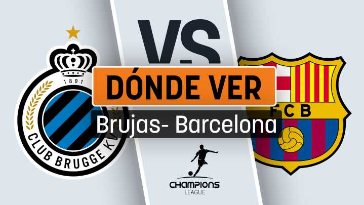 Brujas - Barcelona: cuándo se juega y dónde ver en directo y en vivo online gratis el partido de Champions League