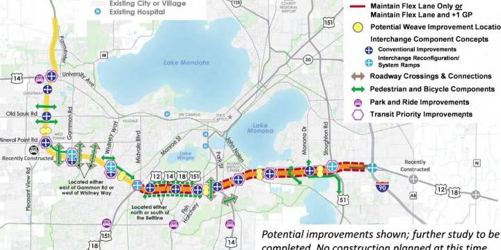 Beltline could see big changes after Wisconsin Department of Transportation study