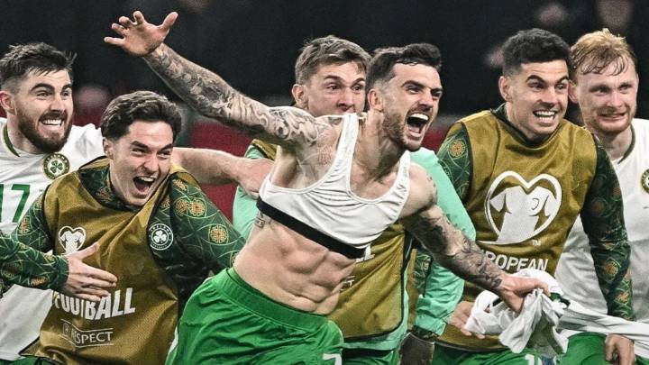 Troy Parrott marca triplete y clasifica a Irlanda, con gol agónico, al Repechaje del Mundial 2026