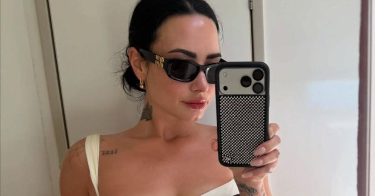 Demi Lovato Lying Down in Bikini Demands Your Attention