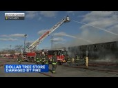 Chicago firefighters tackle Dollar Tree fire on Thanksgiving in Little Village