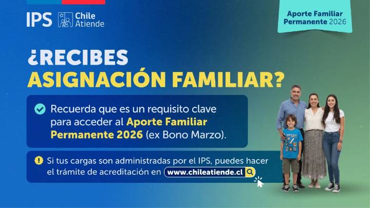 Aporte Familiar Permanente 2026: Recuerda renovar tu Asignación Familiar antes de diciembre
