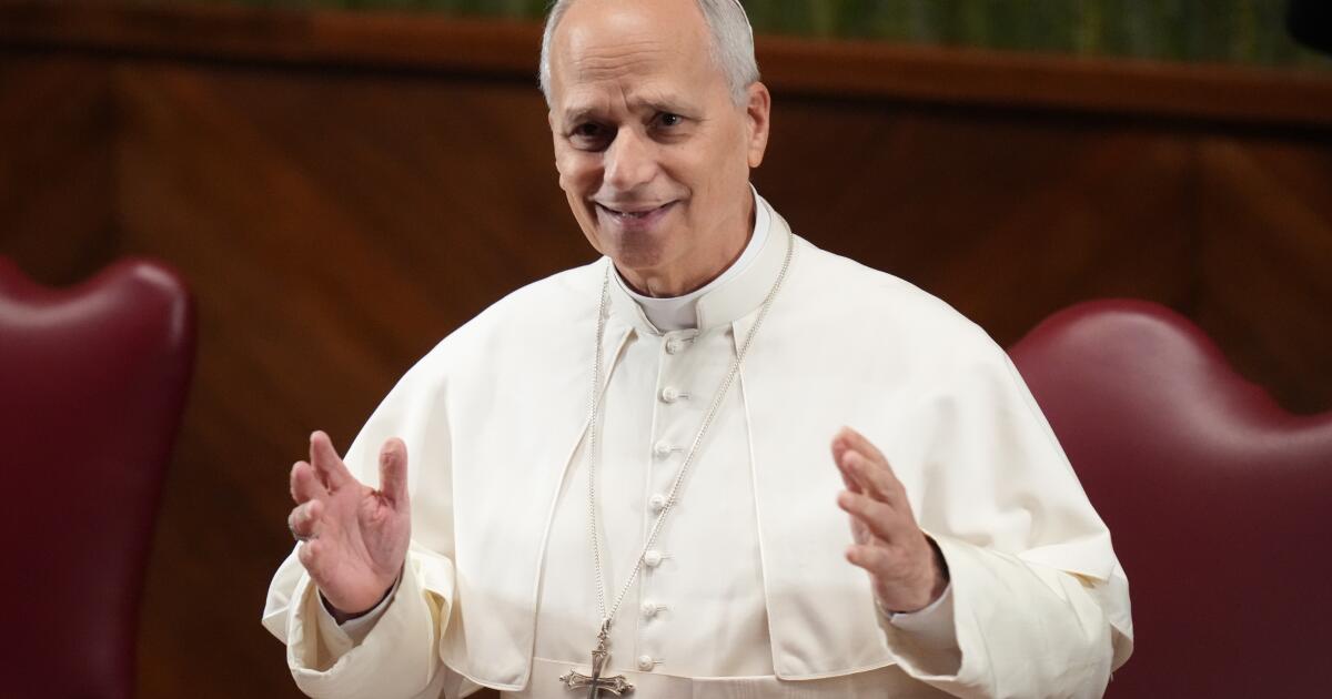 Pope Leo XIV calls for urgent climate action and says God’s creation is 'crying out'