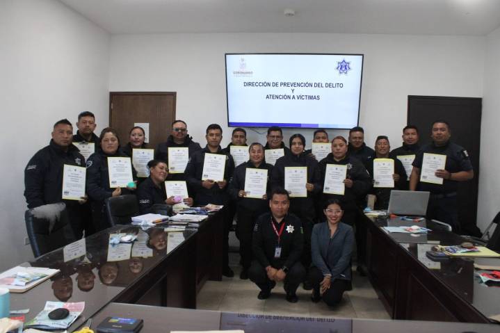 Coronango refuerza la preparación policial con taller especializado en atención de personas no localizadas