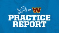 Lions at Commanders practice report: Nov. 6