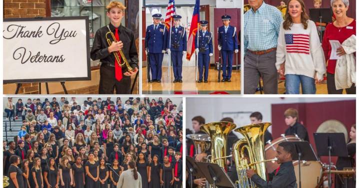 Blake Bass Middle School honors veterans with ceremony