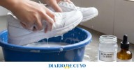 El truco casero de un experto en limpieza para que las zapatillas blancas queden como nuevas