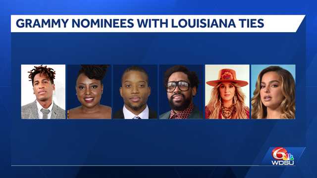 Here's a list of Louisiana artists nominated for GRAMMY awards