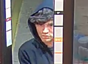 Solicitan EPPD pistas para identificar a un asaltante de negocios