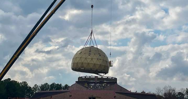 End of an era, Zamora Temple Dome removed to make way for Irondale Civic Center