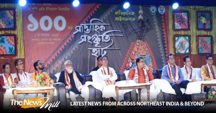 Tripura CM Manik Saha announces Rs 50.25 Lakh grant for Sanskriti Haat infrastructure