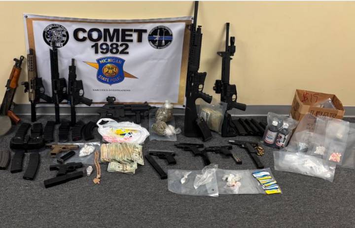 COMET busts snare narcotics, firearms, over $20,000, and jewelry in Wayne County