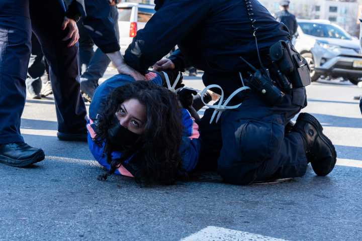 WATCH: Anti-ICE Protestors Arrested for ‘Throwing Planters’ and ‘Chasing’ Feds