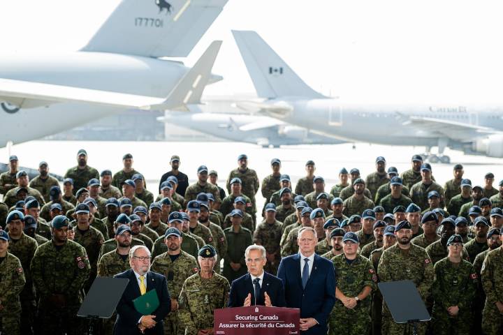 Federal budget 2025: Ottawa unveils $84-billion defence-spending boost, citing ‘dangerous and divided world’