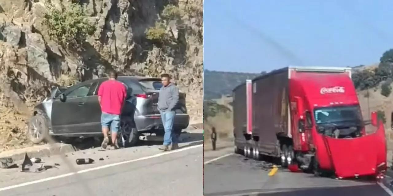 ¡Fatal choque en la autopista Oaxaca