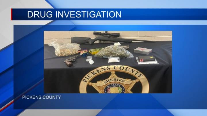 Man arrested on several drug charges in Pickens Co.