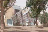 Ráfagas de 150 km/h provocaron graves destrozos en Comodoro Rivadavia: fotos y videos