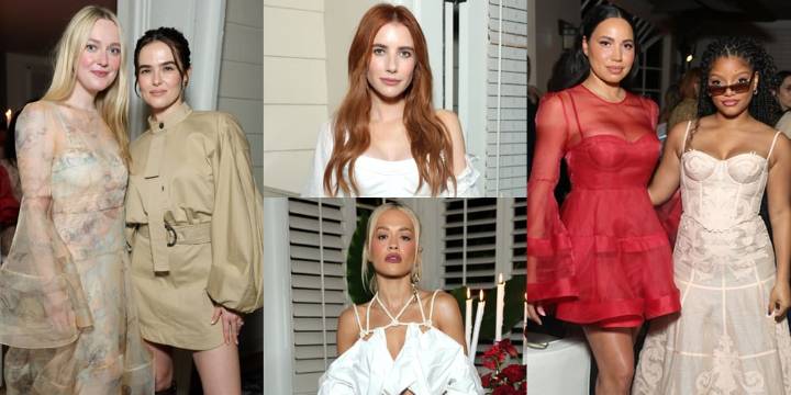 Dakota Fanning, Emma Roberts, Rita Ora, & More Stars Enjoy Intimate Evening on Zimmermann Cruise 2026 | Anna Diop, bella heathcoate, chloe east, Dakota Fanning, delaney rowe, Emma Roberts, Fashion, Ha