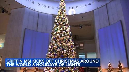 Griffin Museum of Science and Industry kicks off holiday season with annual Christmas Tree Lighting and Cultural Festival