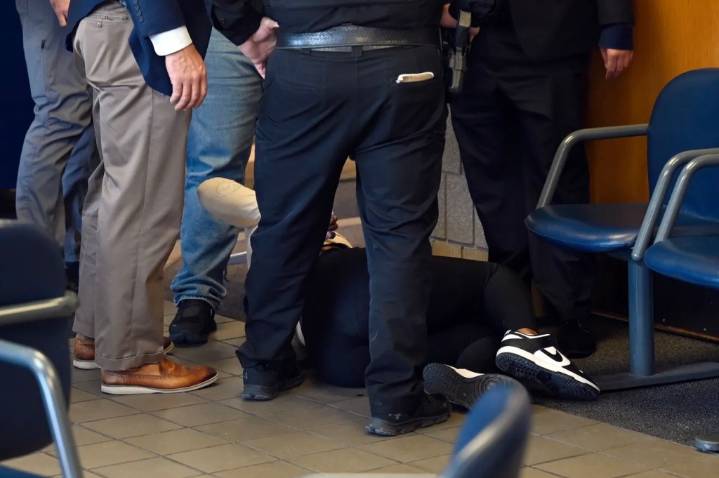 Relative of mom fatally stabbed at McDonald’s arrested for bringing knife to courthouse