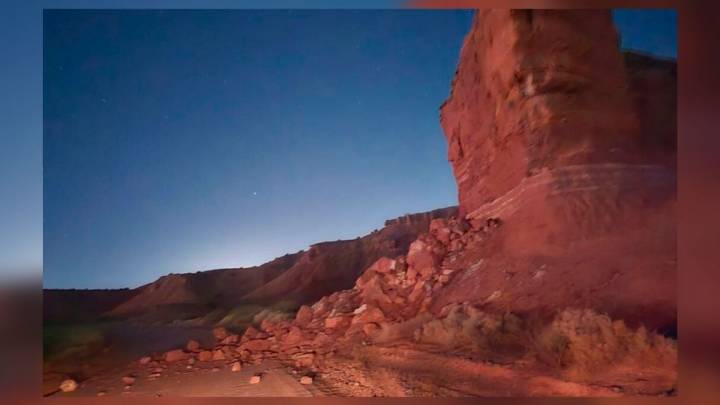 Alerta en la Ruta 51 por un peligroso derrumbe camino a Vaca Muerta