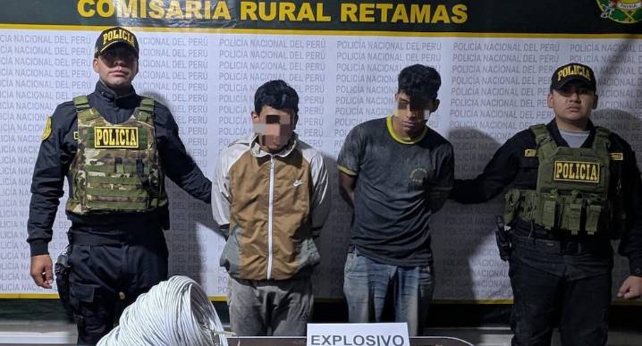 La Libertad: Caen con dinamita en operativo contra la minería ilegal