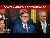 FULL: Speaker Mike Johnson remarks on day 36 of government shutdown