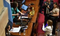 Bullrich cruzó a Villarruel en su primera intervención en el recinto del Senado