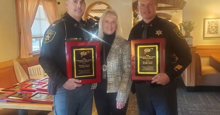 Local law enforcement agencies recornized for efforts to make roadways safer