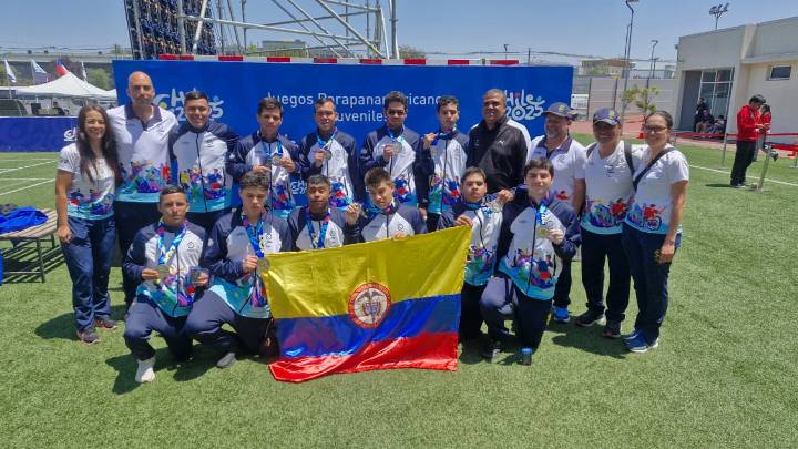 La Selección Colombia de fútbol para ciegos se quedó con la plata en los Parapanamericanos Juveniles 2025