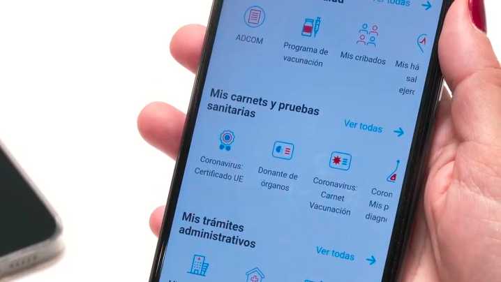 Las novedades de la Tarjeta Sanitaria Virtual: un buscador y un menú con las opciones más usadas