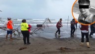 Hallan sin vida a chavito que había sido arrastrado por el mar en playa Chachalacas