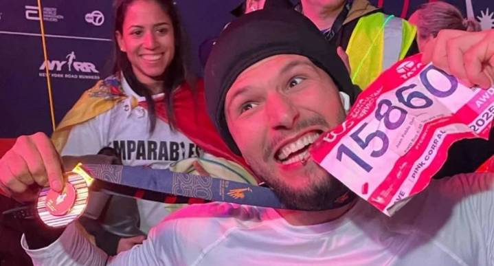 Venezolano completó el maratón de Nueva York con prótesis en cada pierna