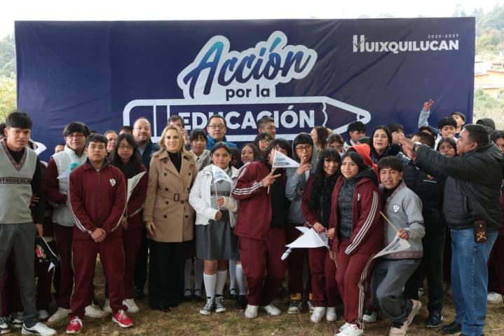 Inaugura Huixquilucan comedor escolar en beneficio de más de 450 estudiantes de bachillerato