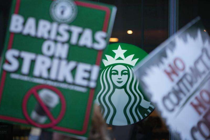 Starbucks workers kick off 65-store U.S. strike on company’s busy Red Cup Day